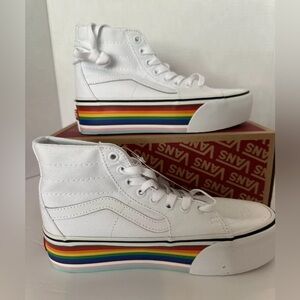 Vans Sk-8 Hi Tapered Rainbow Pride M 6/ W 7.5